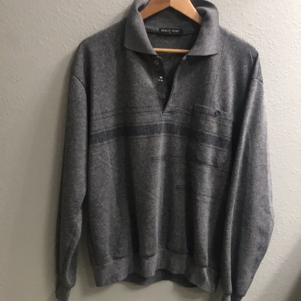 Really Point Long Sleeve Designer Tee